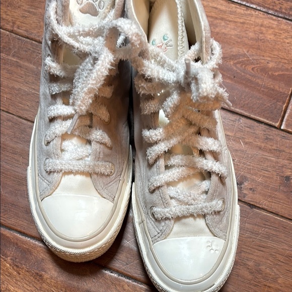 Converse RARE cat inspired hi tops Men4 Woman6 excellent condition - Picture 7 of 14